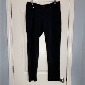 KUHL dark gray convertible pants to capris size 14